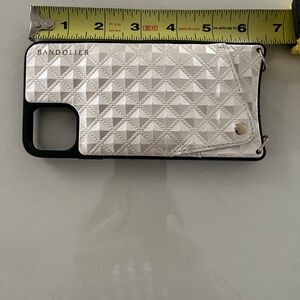 New Bandolier pearl gold Crossbody with authentic bandolier matching Chain Strap